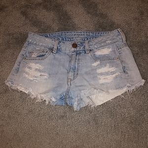 American Eagle Jean Distressed Shorts